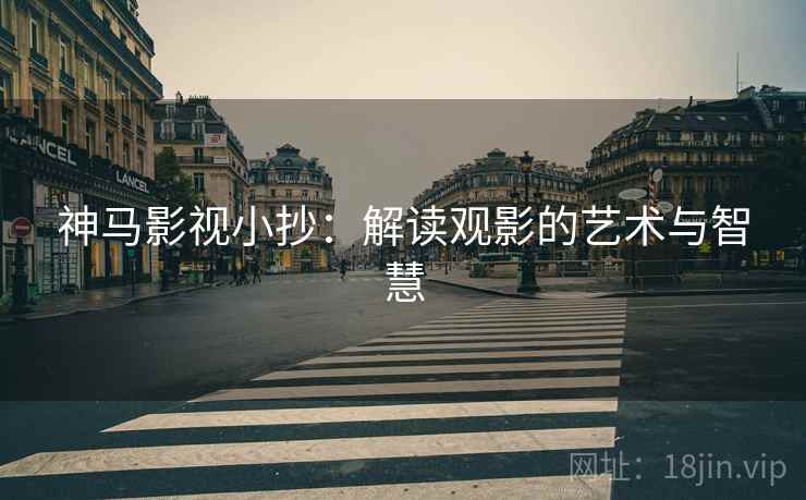 神马影视小抄：解读观影的艺术与智慧